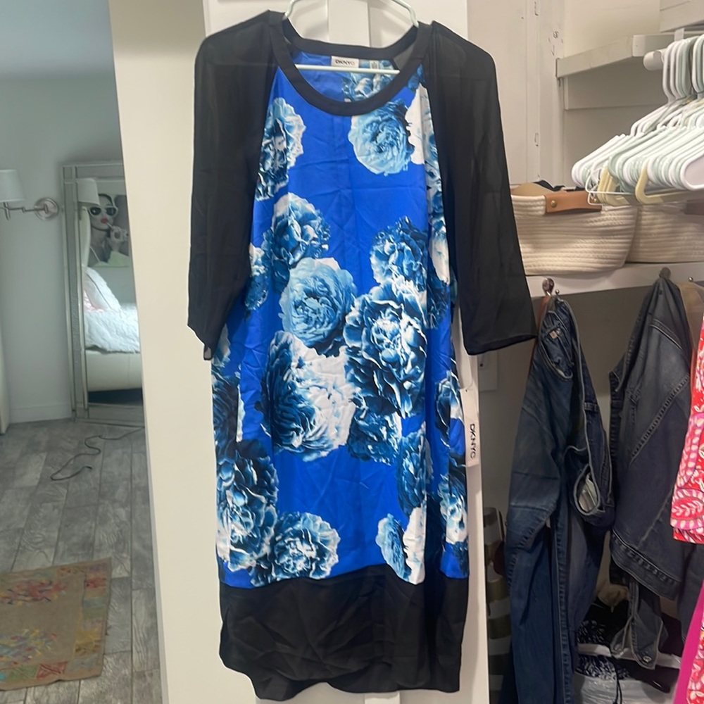 DKNY sheer dress